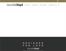 Tablet Screenshot of daniellelloyd.com